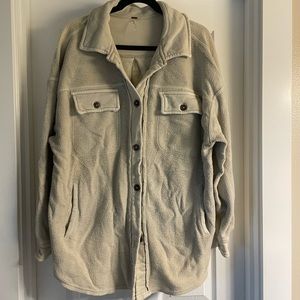 Free People Ruby Oversized Shacket Size M